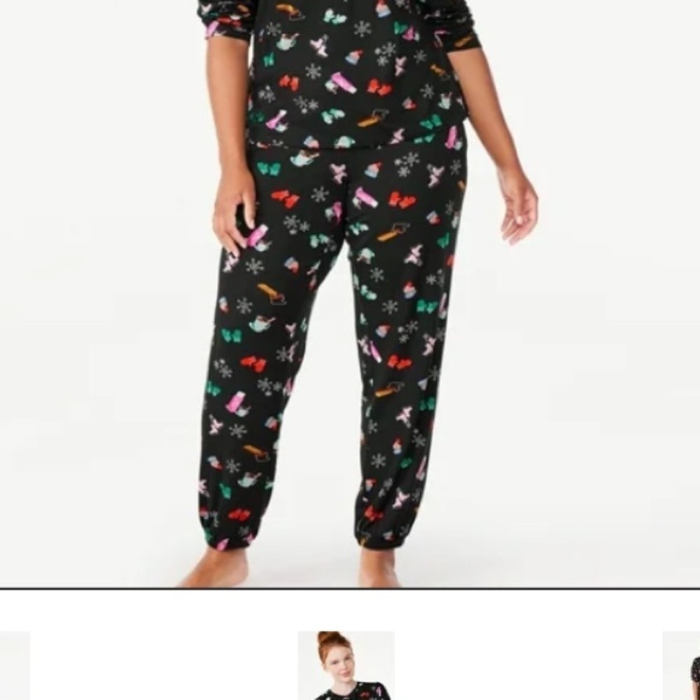Walmart Brand holiday sleep lounge pant Woman’s size 2X - Picture 15 of 15